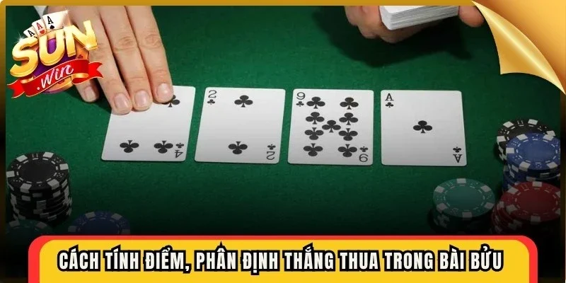 Cách tính điểm, phân định thắng thua trong bài bửu tại Sunwin