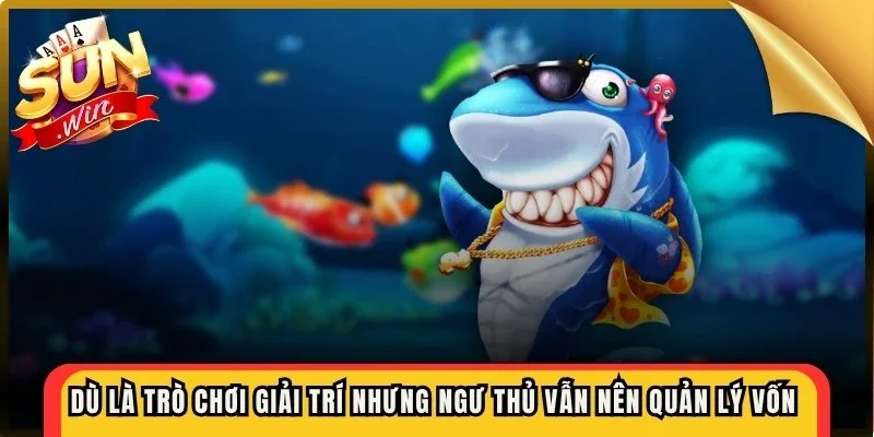 Dù là một trò chơi giải trí nhưng ngư thủ vẫn nên quản lý vốn chặt chẽ