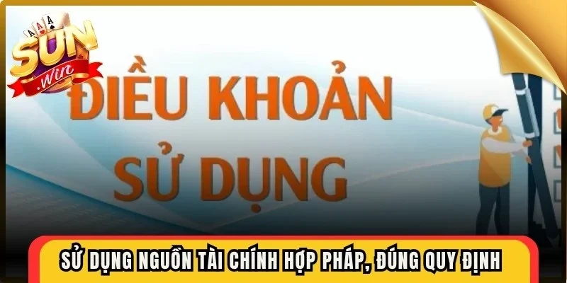 Sử dụng nguồn tài chính hợp pháp, đúng quy định khi cược online