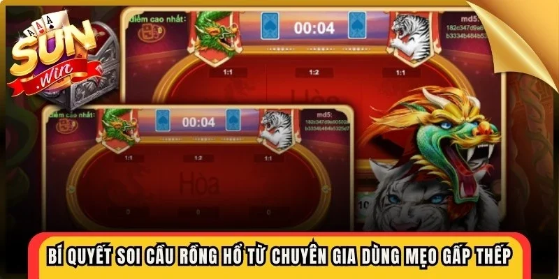 Bí quyết soi cầu rồng hổ từ các chuyên gia lão làng là dùng mẹo gấp thếp