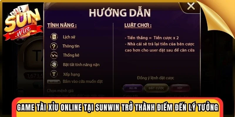 Game Tài Xỉu online tại Sunwin trở thành điểm đến lý tưởng